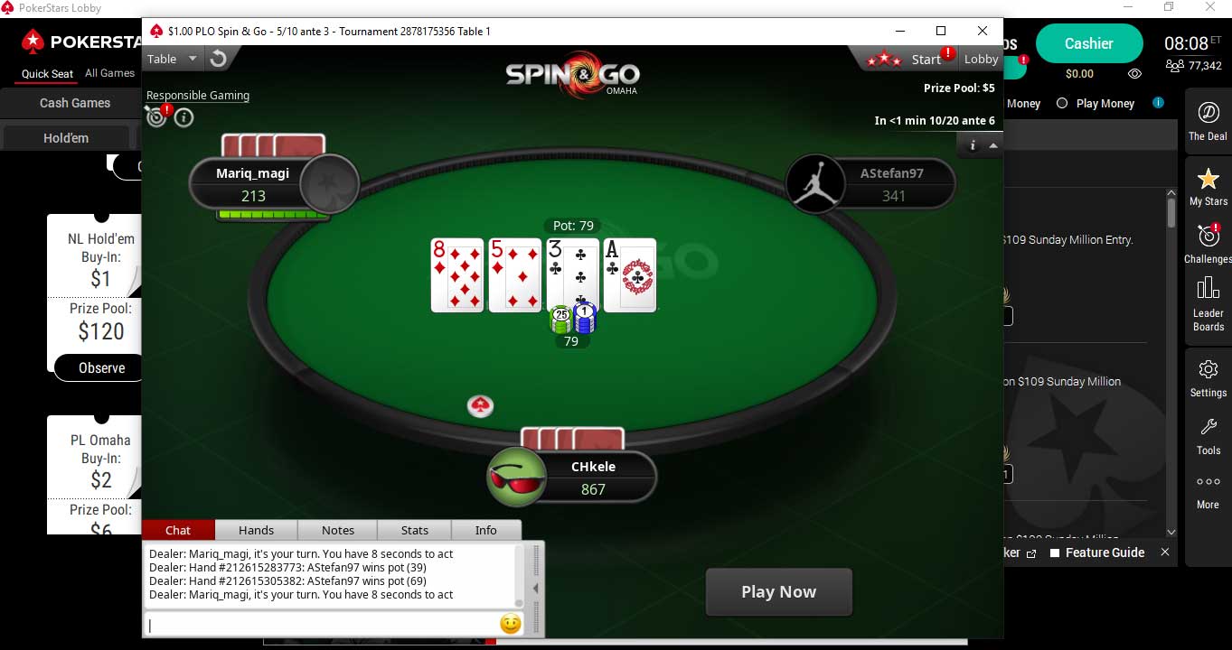 سایت پوکر استارز PokerStars